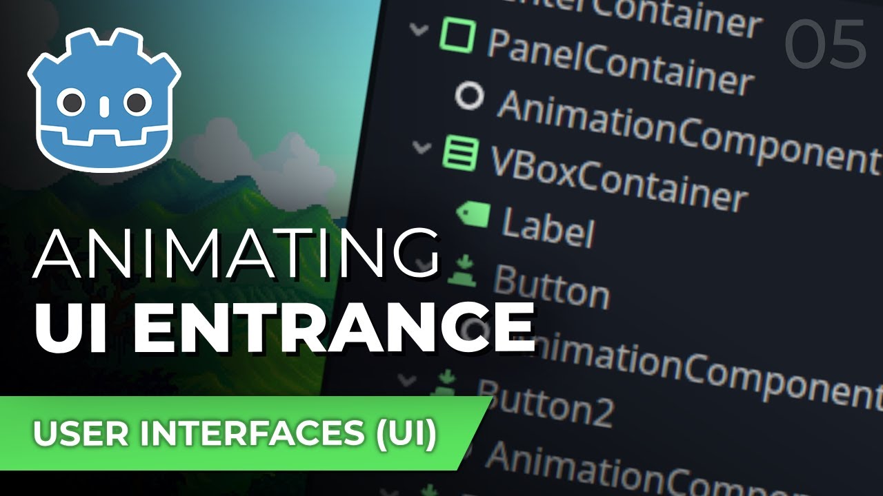 How to Animate the Entrance of Your Godot UI Elements