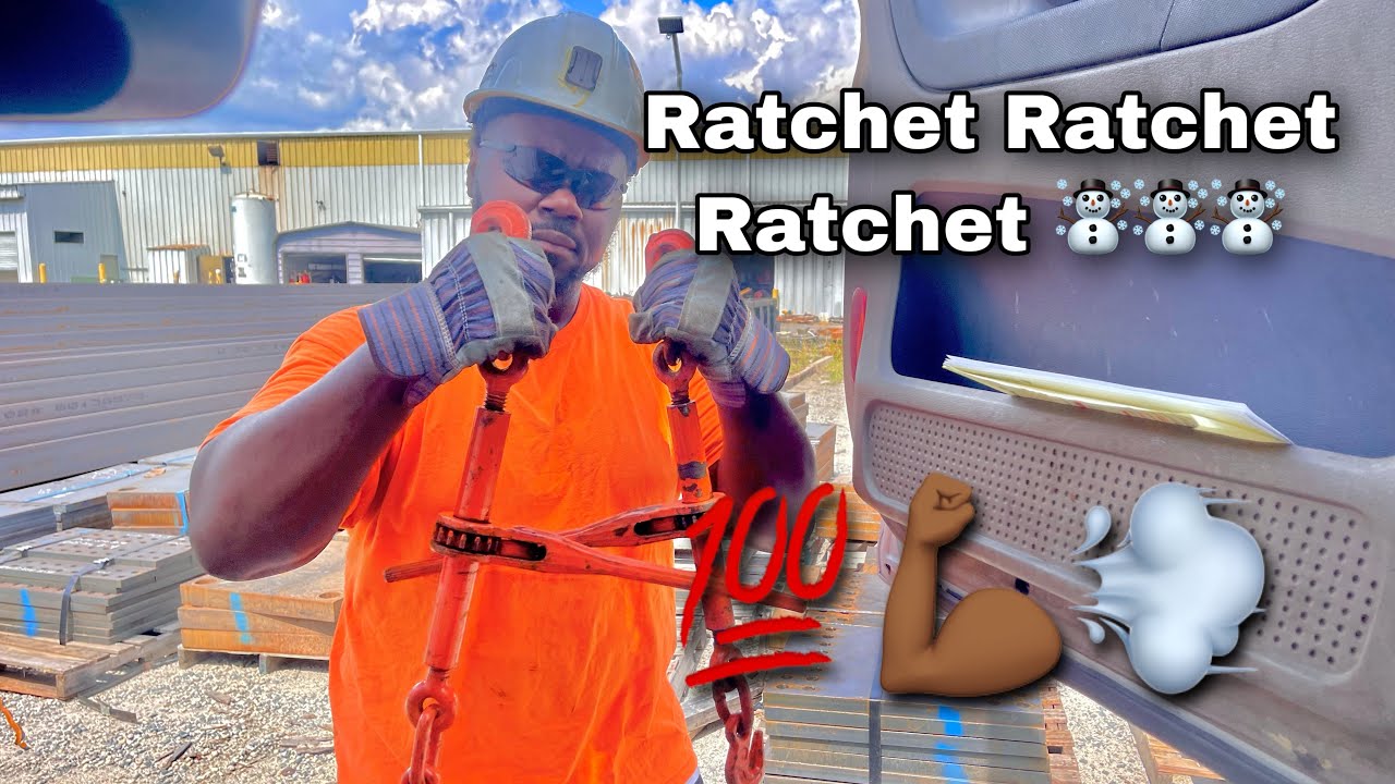 How To Use Ratchet Binders Flatbed Load Securement #trucking #cargo