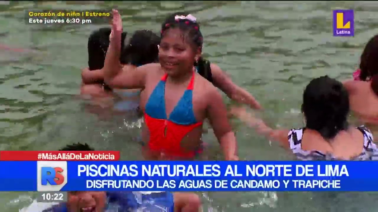 🔴 Piscinas naturales al norte de Lima