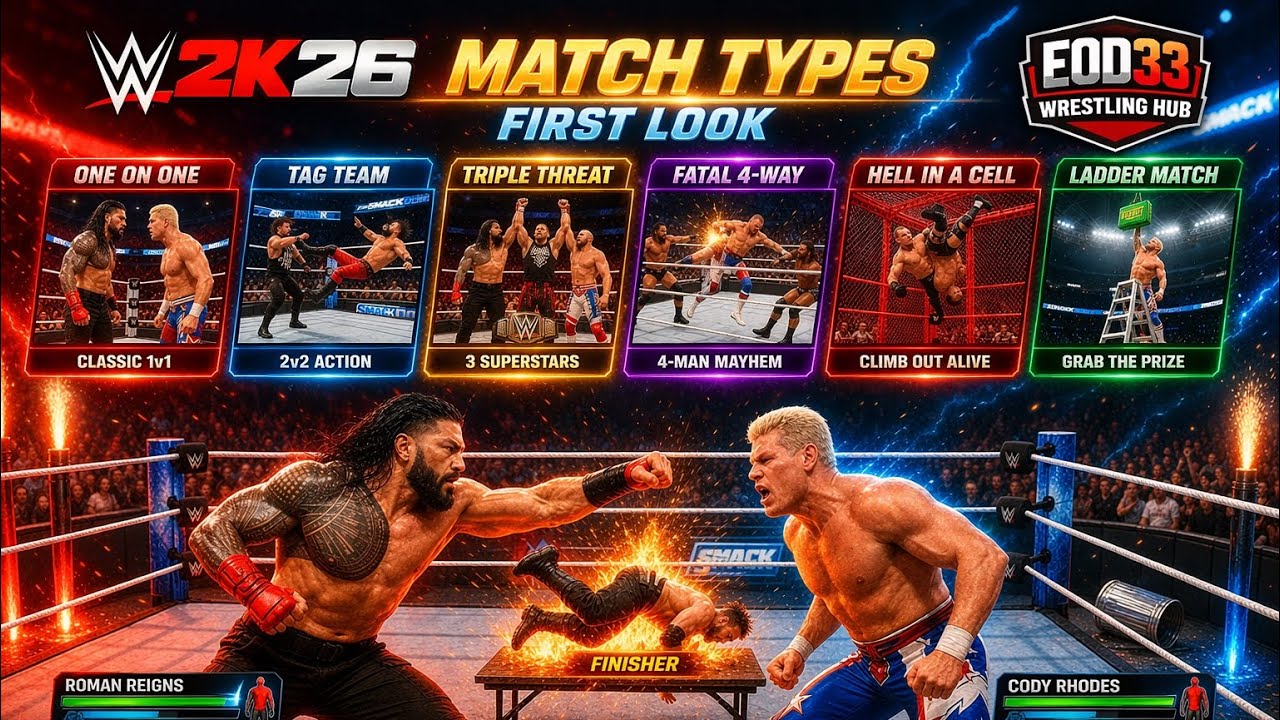 WWE 2K26 LIVE | Epic Dream Matches & Universe Mode Action 📱