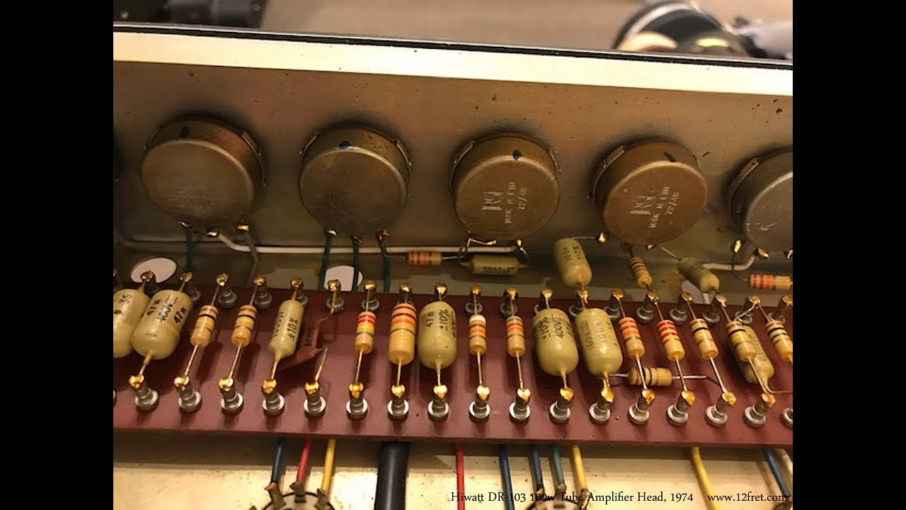 Construction methods in tube instrument amps
