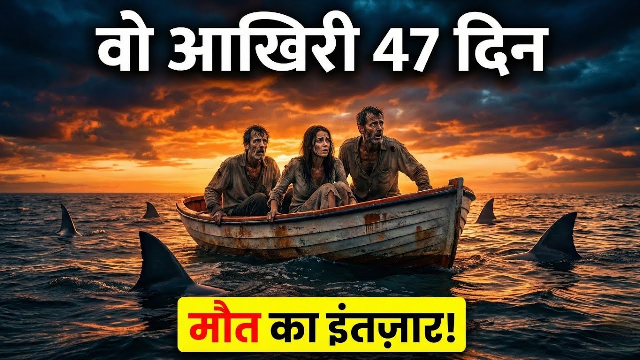 अब नहीं बचेंगे...” : 47 दिन तक मौत का इंतज़ार! 🦈 | True Survival Story//BK nice story 
