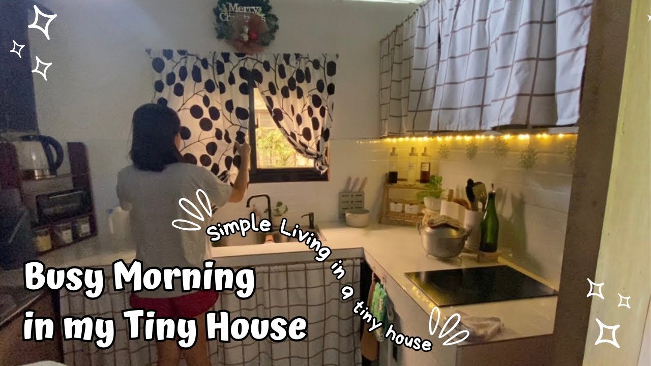 Продуктивное утро в моем крошечном доме 🏡 Напряженное утро ✨Мотивация для ведения домашнего хозяй...