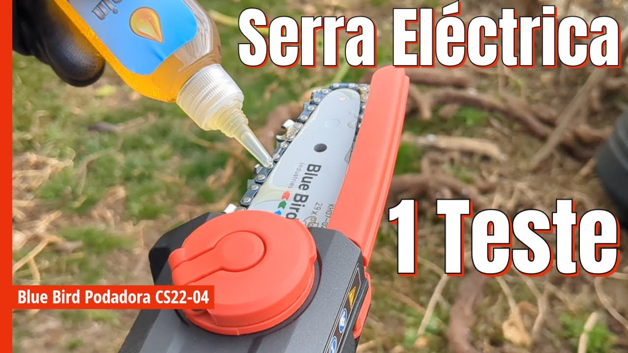 Podadora el&eacute;ctrica BlueBird CS 22-04 1&ordm; Teste