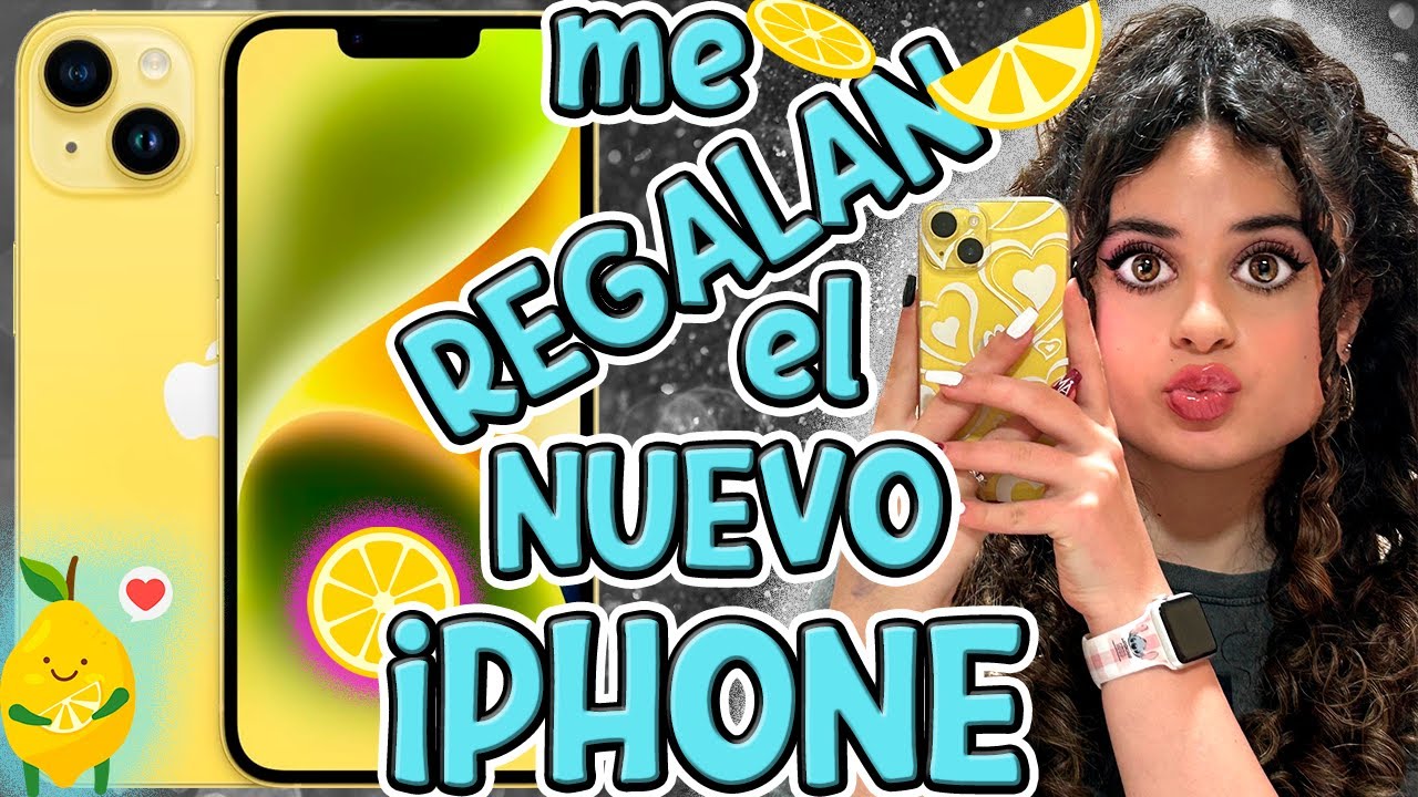 ME REGALAN EL NUEVO IPHONE 14 AMARILLO 🍋 EL MEJOR REGALO ★ EL MUNDO DE CLODETT