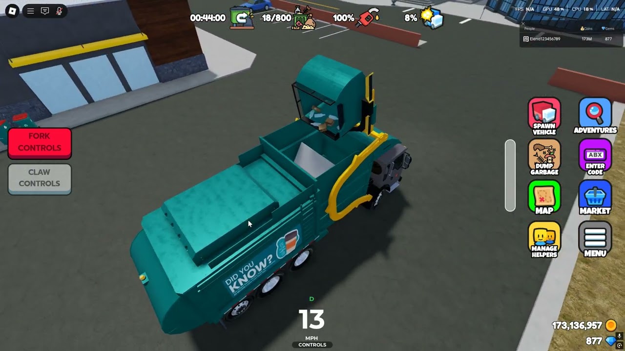 Collect garbage for fun with ezb!!