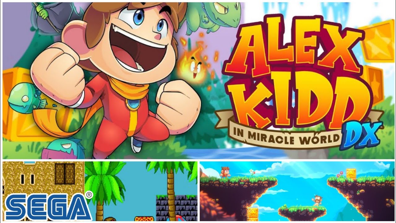 Alex Kidd in Miracle World DX Full Gameplay