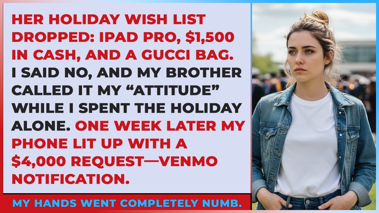 After her iPad Pro and Gucci bag list, my brother called me “attitude”—Venmo notification