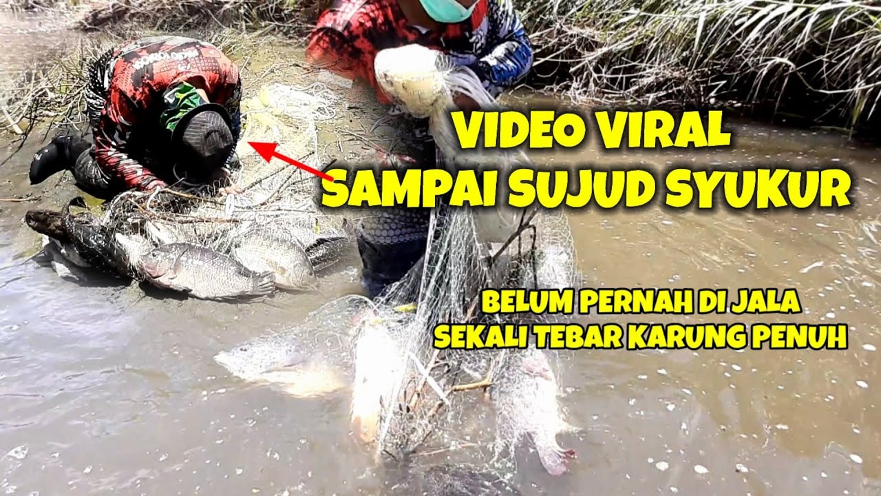 JALA IKAN DI SUNGAI BESAR TEPAT DI KAWANAN IKAN SUJUD SYUKUR SAYA