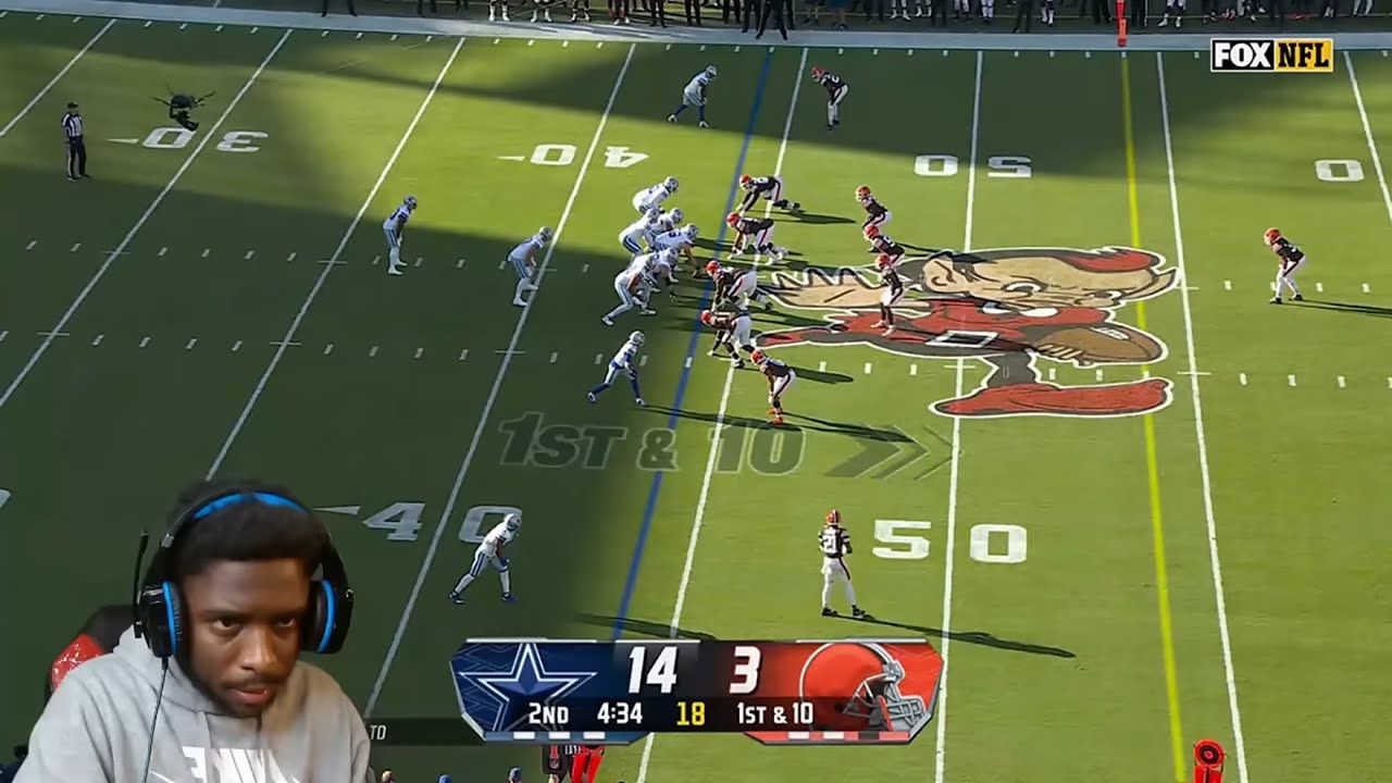 REACTING TO Dallas Cowboys vs. Cleveland Browns!