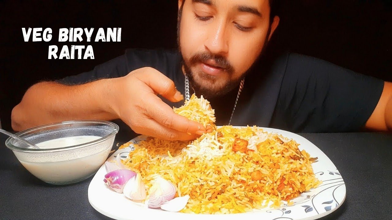 Veg Biryani Mukbang | Aromatic Veg Biryani Eating Show | ASMR Flavours & Pure Comfort Food | Mukbang