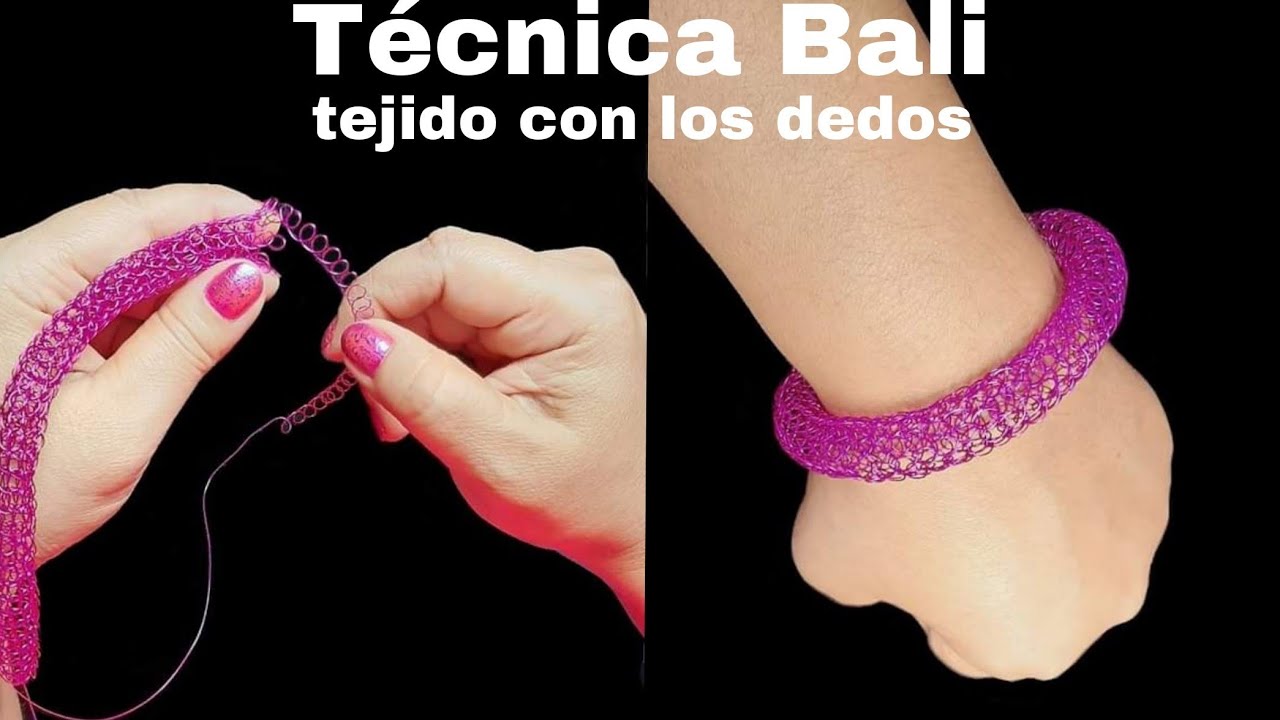 💗 TÉCNICA BALI - el arte de tejer con los  DEDOS 🖐 con alambres de cobre #alambrismo #joyeria