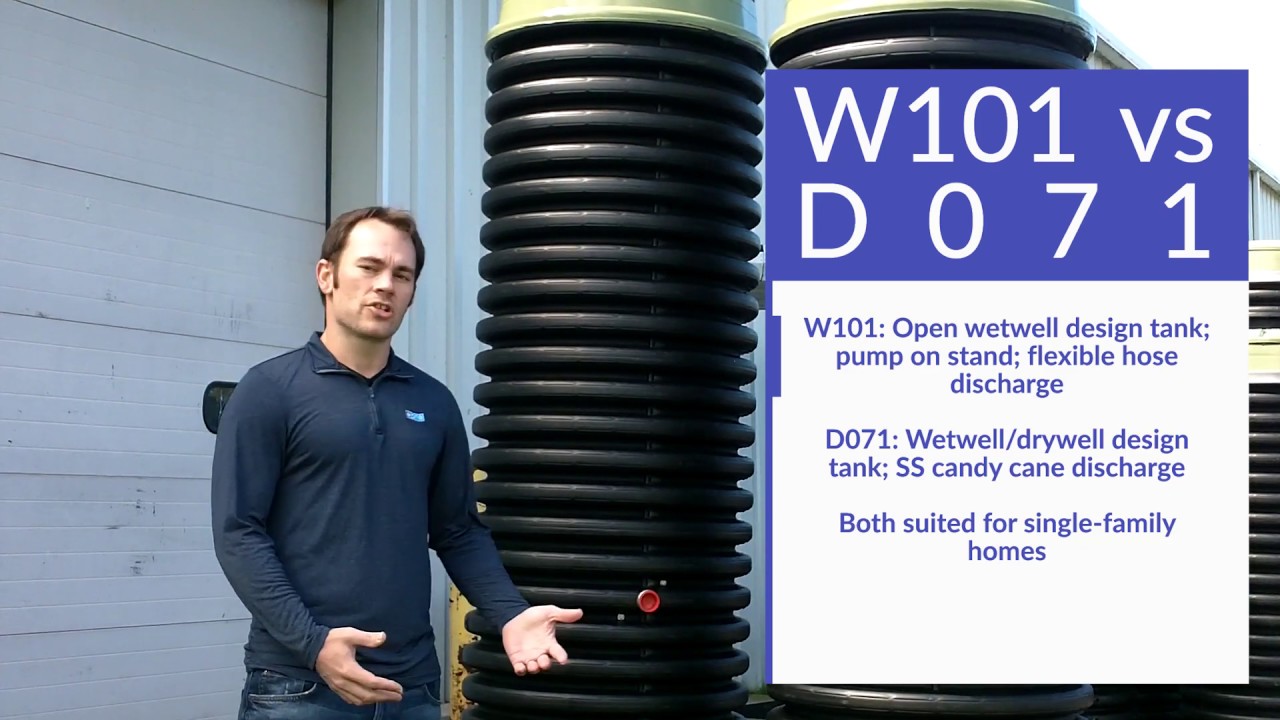 Comparing the DH071 vs WH101 Grinder Pump Stations from E/One