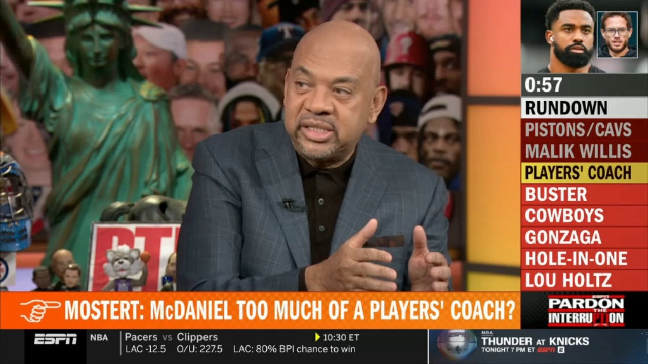 Pardon the Interruption | McDaniel too much of a players' coach? - Best landing spot for Willis?