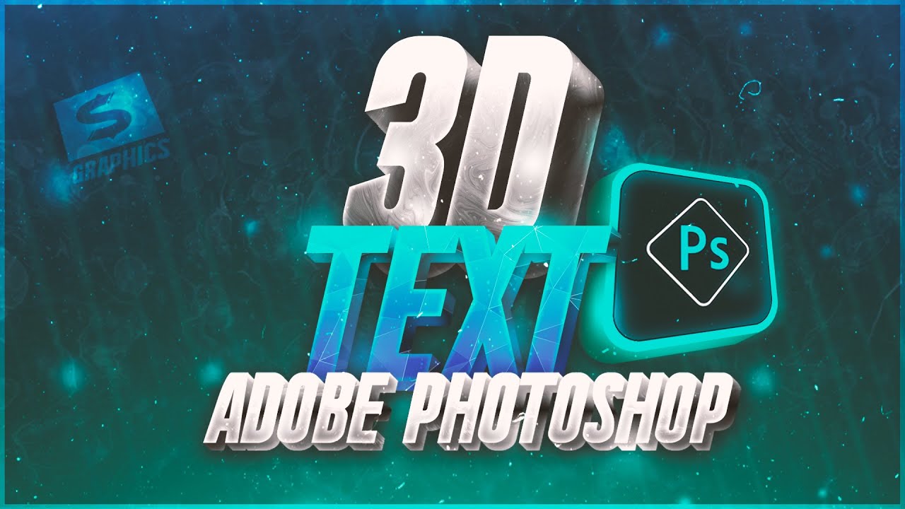 [TUTORIAL] How to Create Insane 3-D Text in Photoshop! [2020]