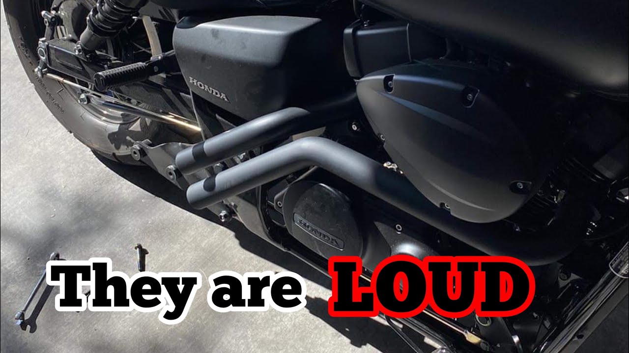 2022 Honda Shadow Phantom - TJ Brutal Backdraft Exhaust - Sound Check