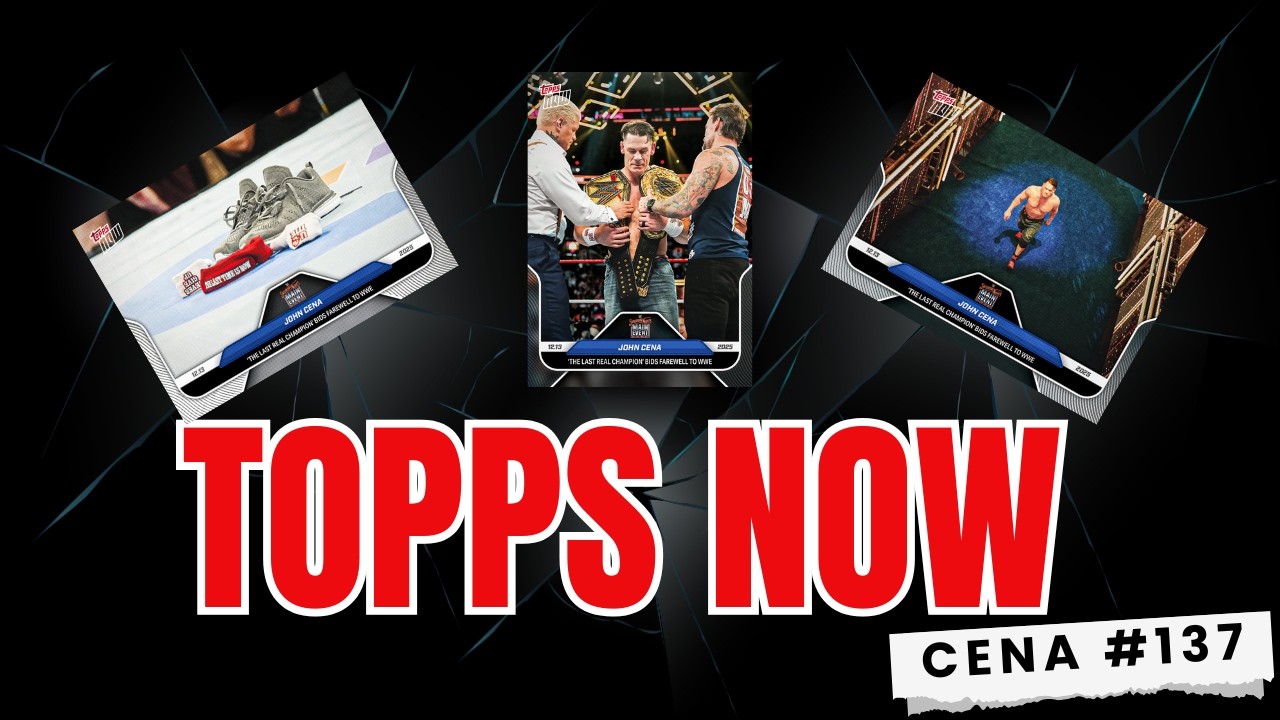 Последний раз настал!💥 Коллекционные карточки WWE Topps с Джоном Синой📦 #коллекционныекарточки #р...