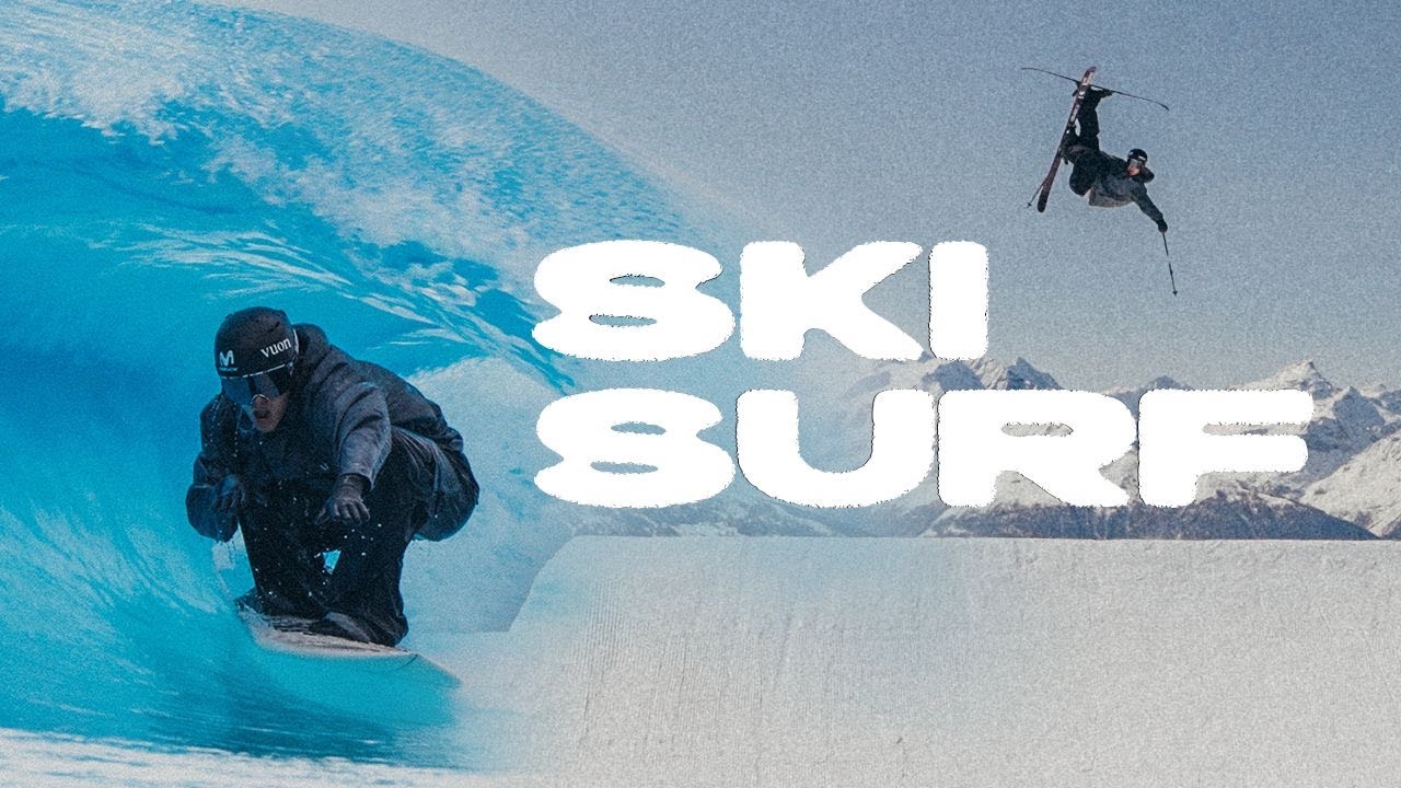 SURFING WITH SKI CLOTHES ON ?!