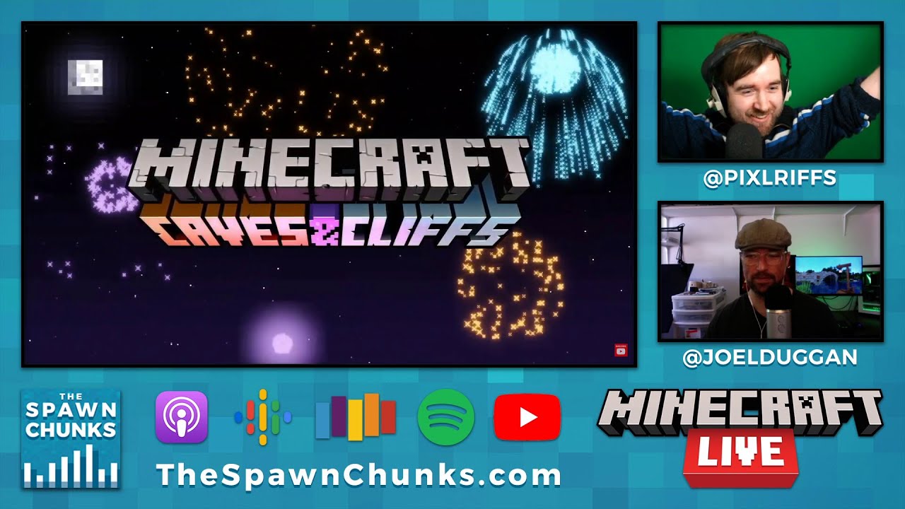 The Caves & Cliffs Update! Minecraft Live 2020 Co-stream & Reactions // The Spawn Chunks Podcast