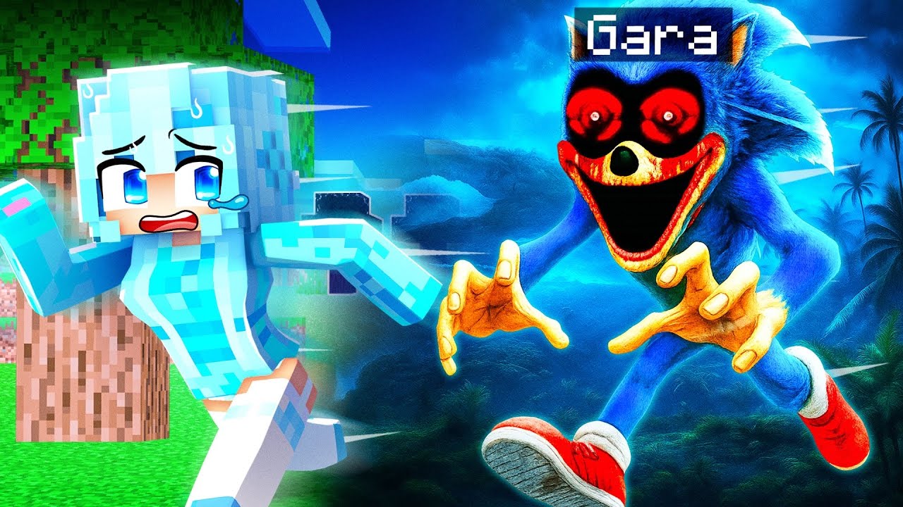 Playing as SONIC EYX to Troll My Friend in Minecraft!