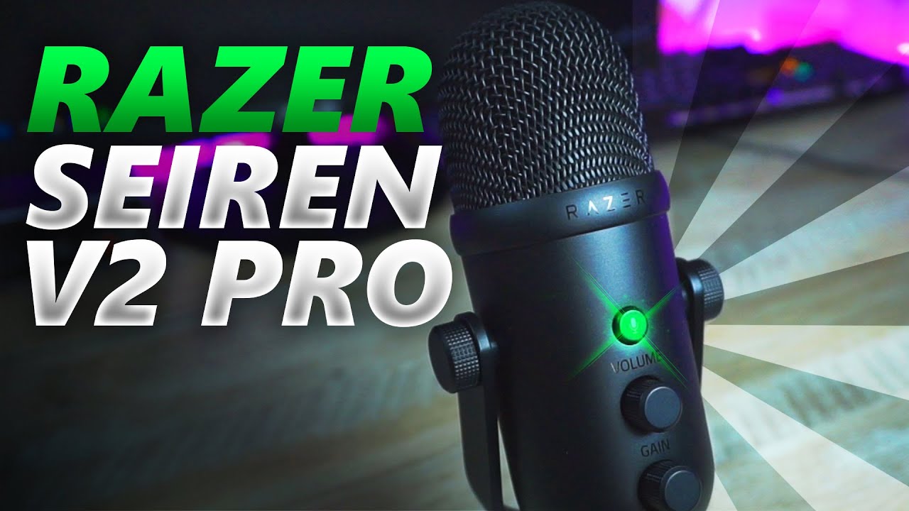 PREMIUM MIKROFONAS! - RAZER SEIREN V2 PRO APŽVALGA