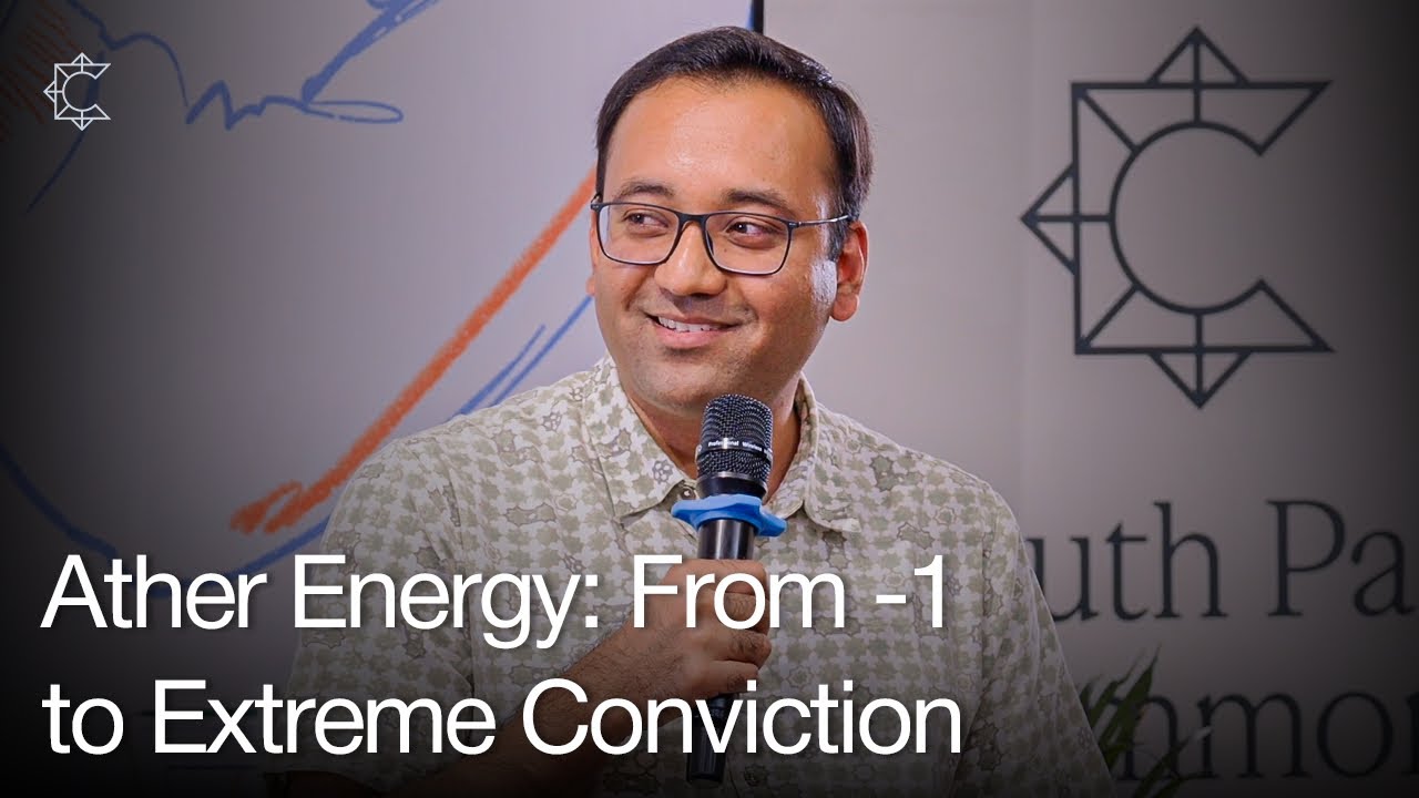 -1 к крайней степени уверенности на индийском рынке электромобилей | Tarun Mehta & Ather Energy