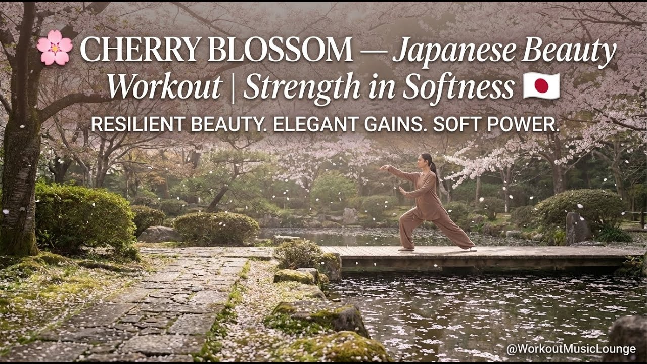 🌸 CHERRY BLOSSOM — Japanese Beauty Workout | Strength in Softness 🇯🇵