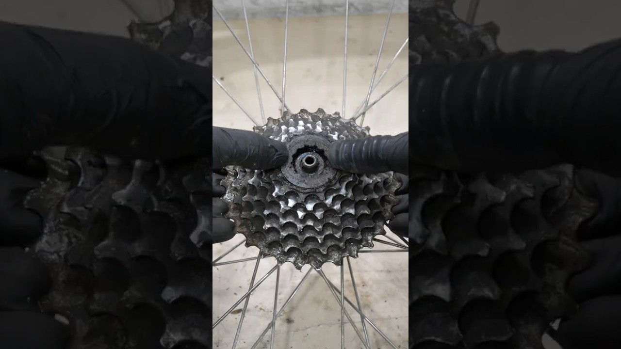 Freeing the rear wheel - Cassette removal ASMR