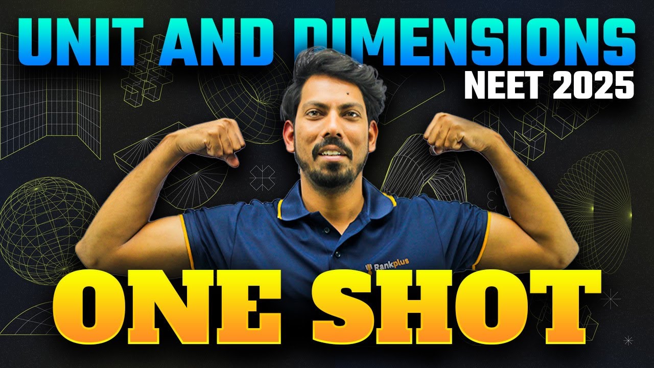 Unit and Dimensions One Shot | NEET 2025 Physics Hindi Medium | Nitin Sir