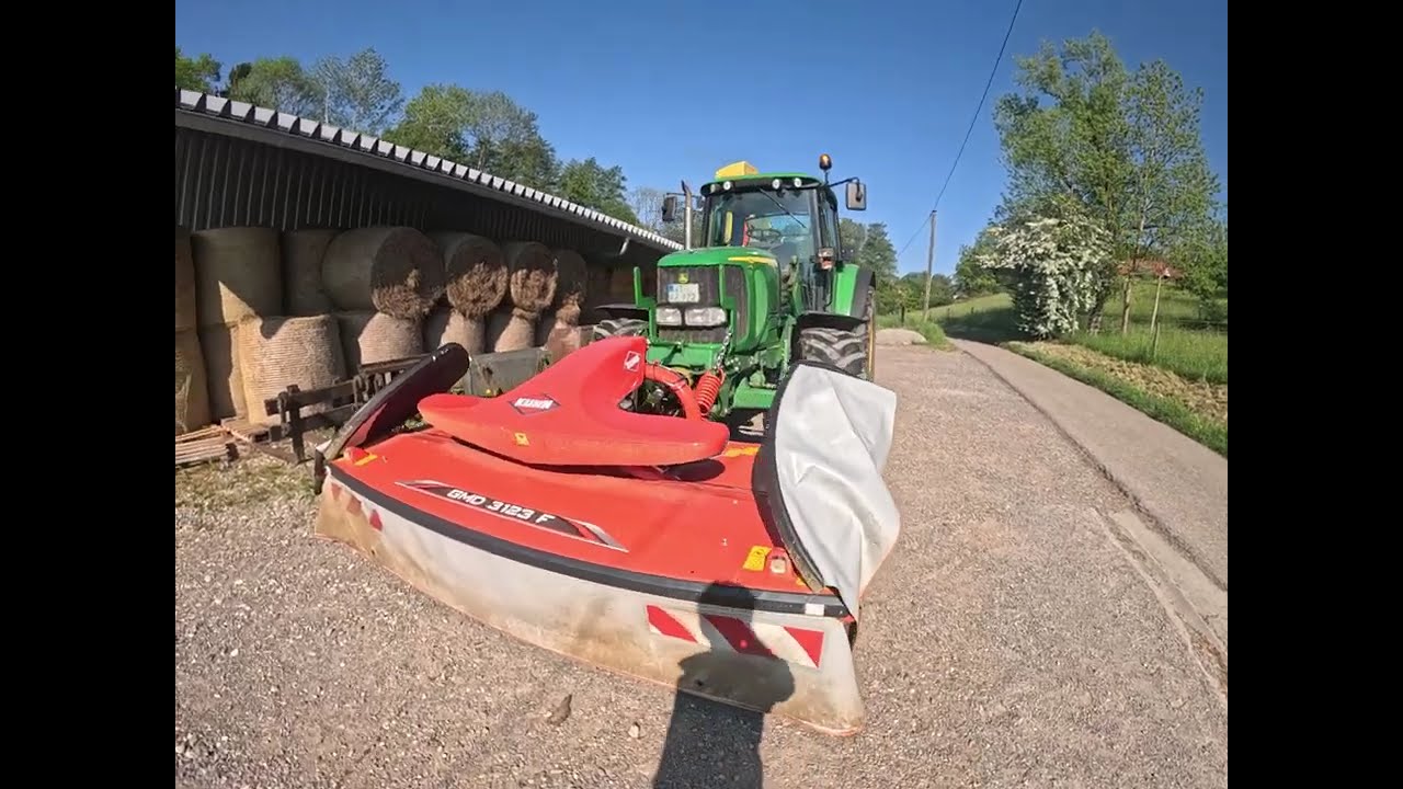 FarmVlog#7 | 1 Schnitt mit mehr Futter? | Mähen mit John deere 6620Premium