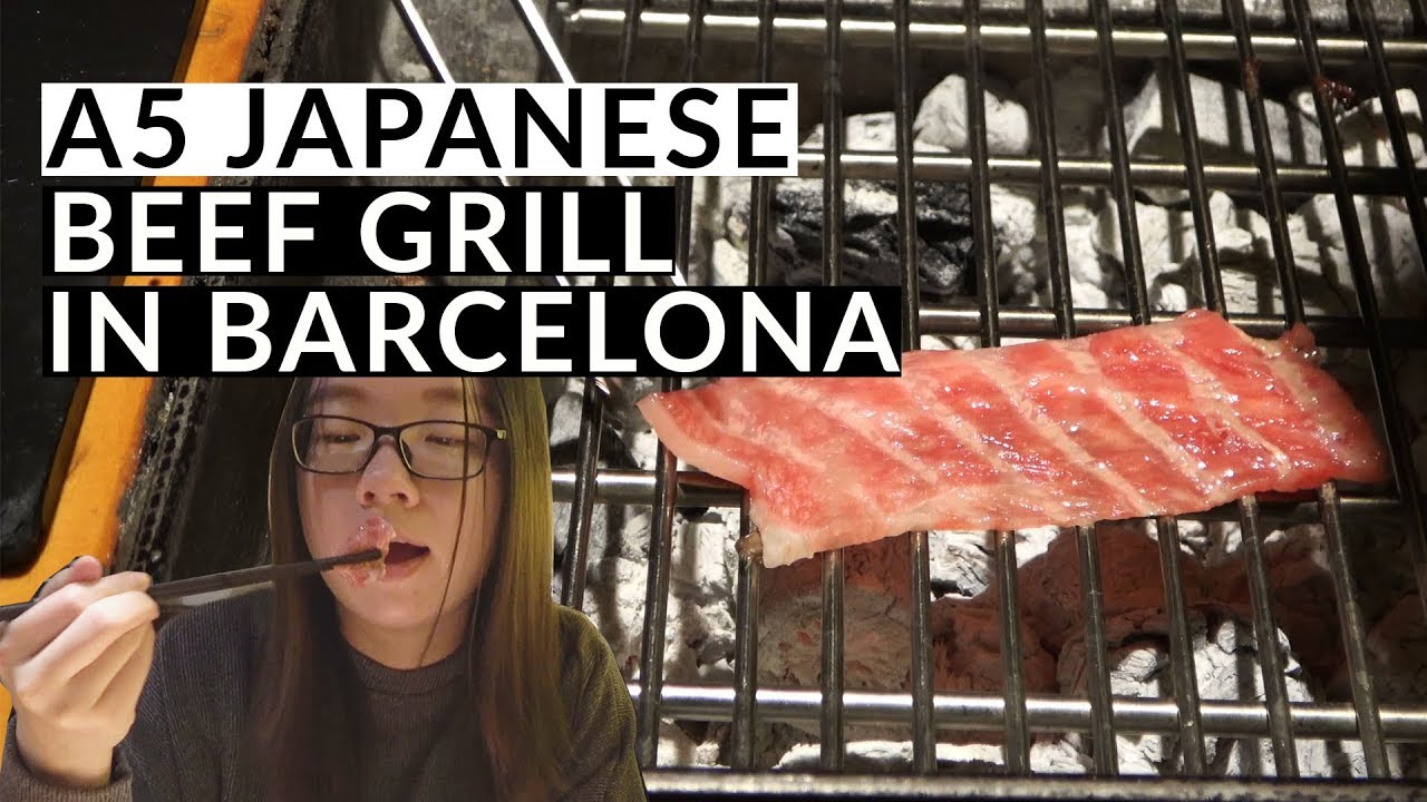 A5 JAPANESE BEEF EXPERIENCE: Best Japanese Sumibiyaki Restaurant Tour in Barcelona