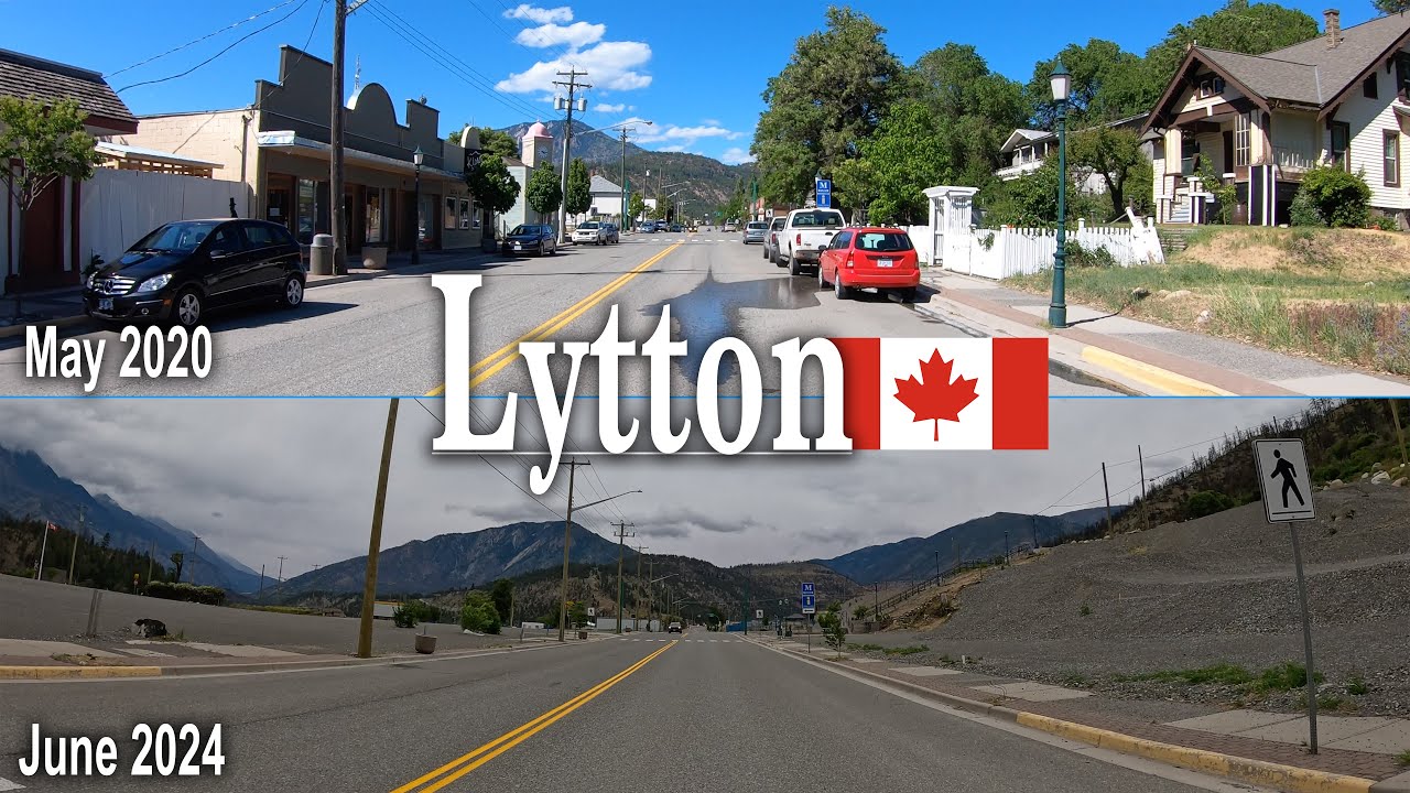 Driving from Lytton, destroyed by FIRE in 2021, to Lillooet in British Columbia, Canada 🇨🇦