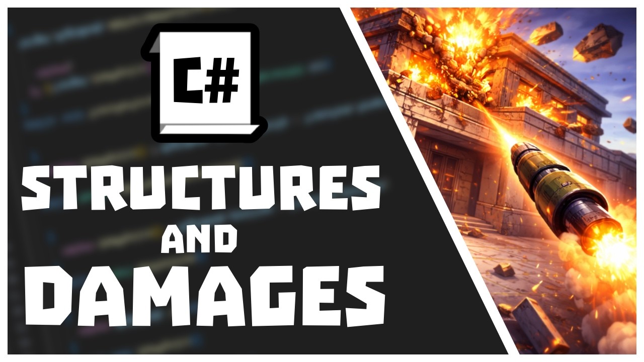 Step By Step Walkthrough : Damage and Structure Class in Unity