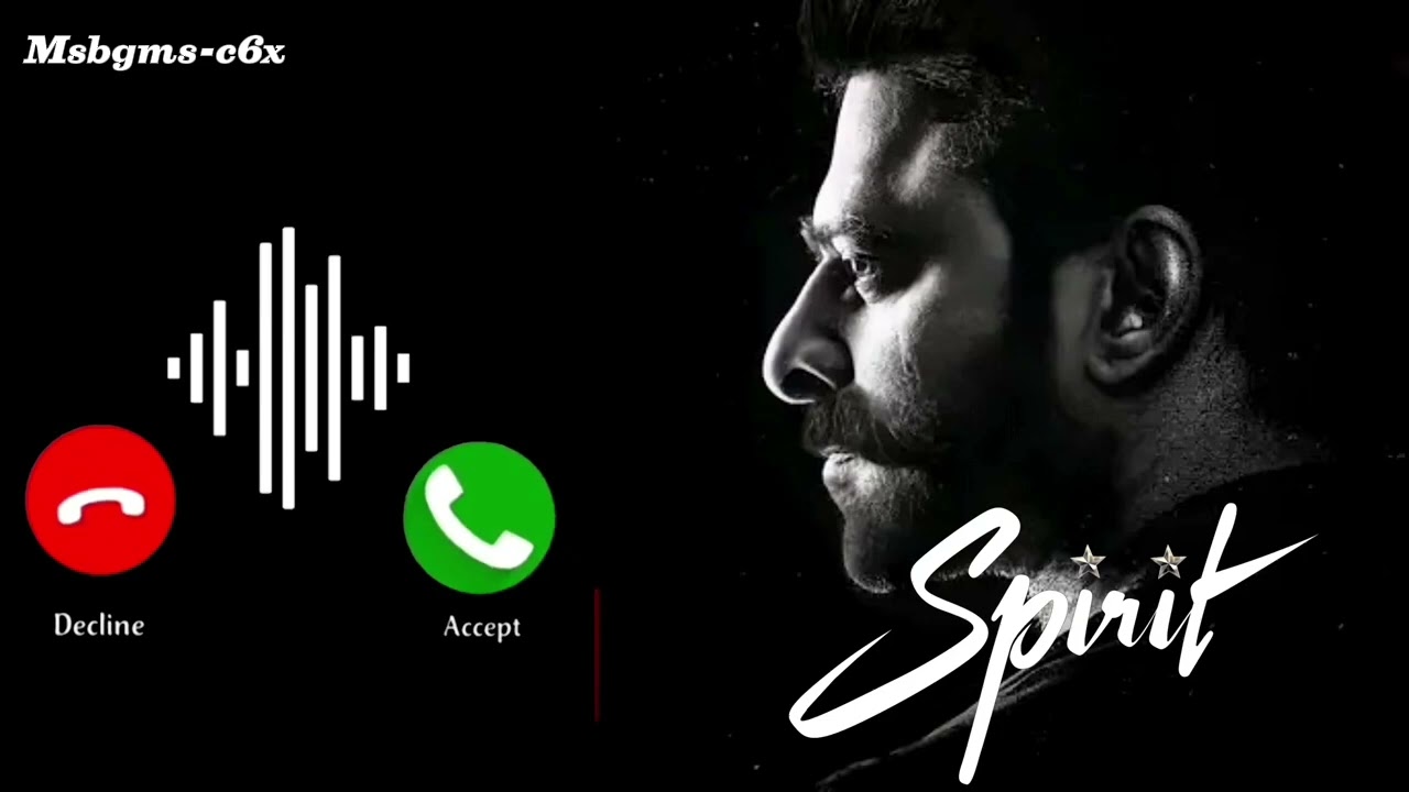 Spirit - Intro BGM | Spirit Movie BGM | Prabhas | Sandeep Reddy Vanga | Msbgms-c6x