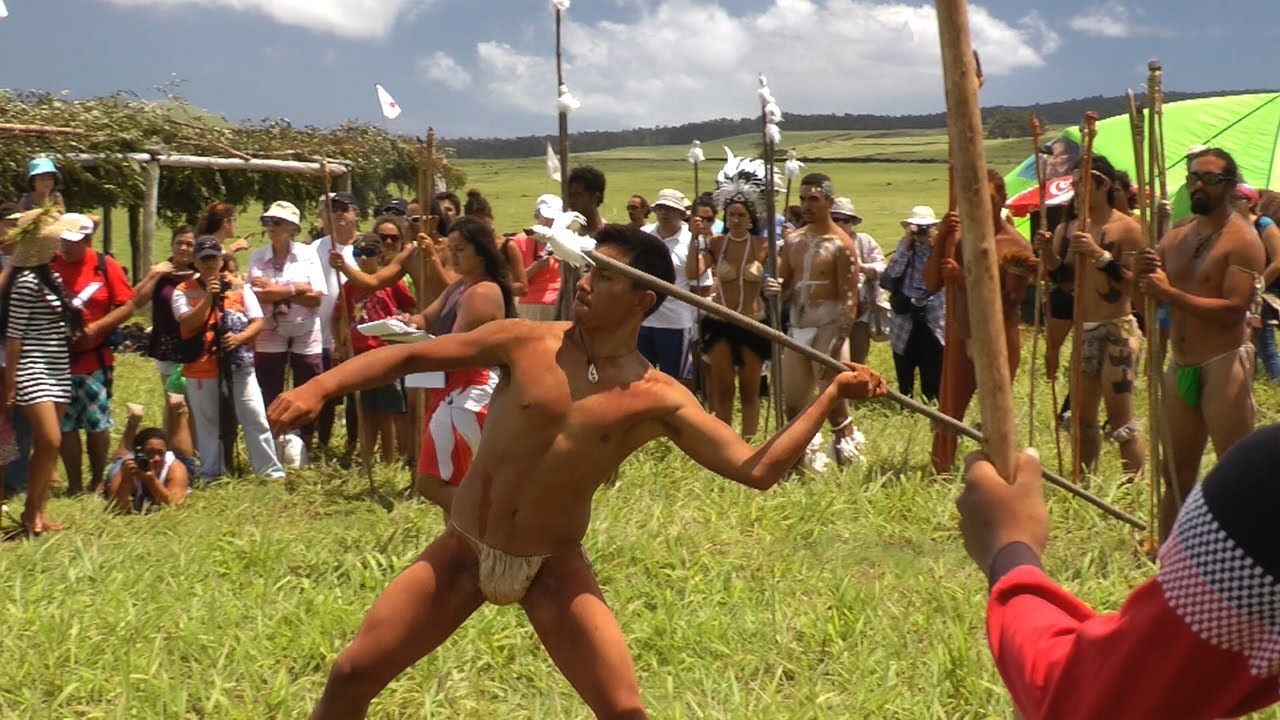 The Tau Tanga, spear competition