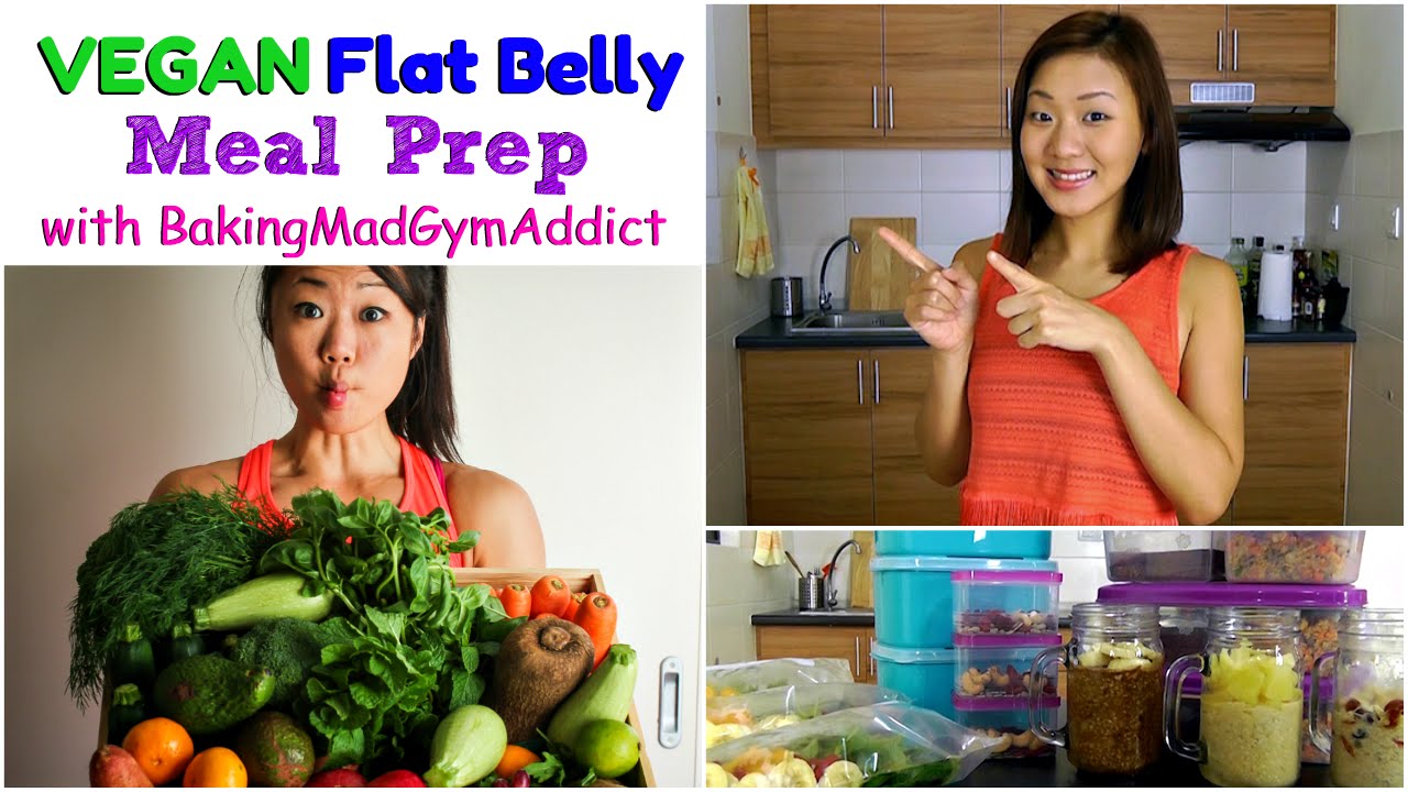 One Week VEGAN Flat Belly Meal Prep (under 90 Minutes)