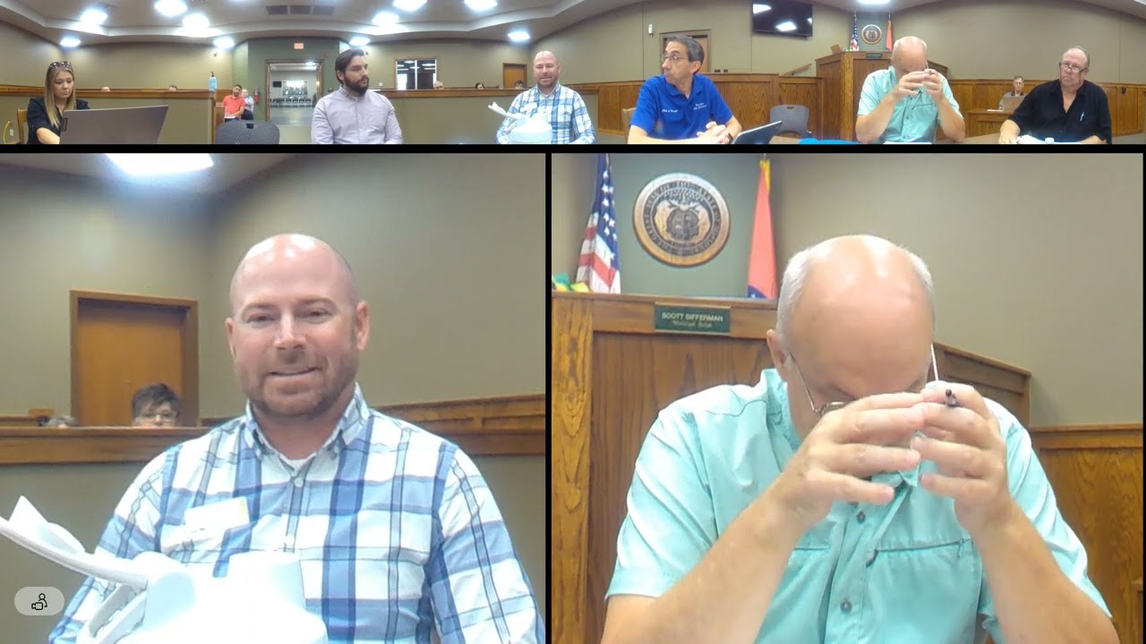 August 21, 2024 Monett City Council Work Session