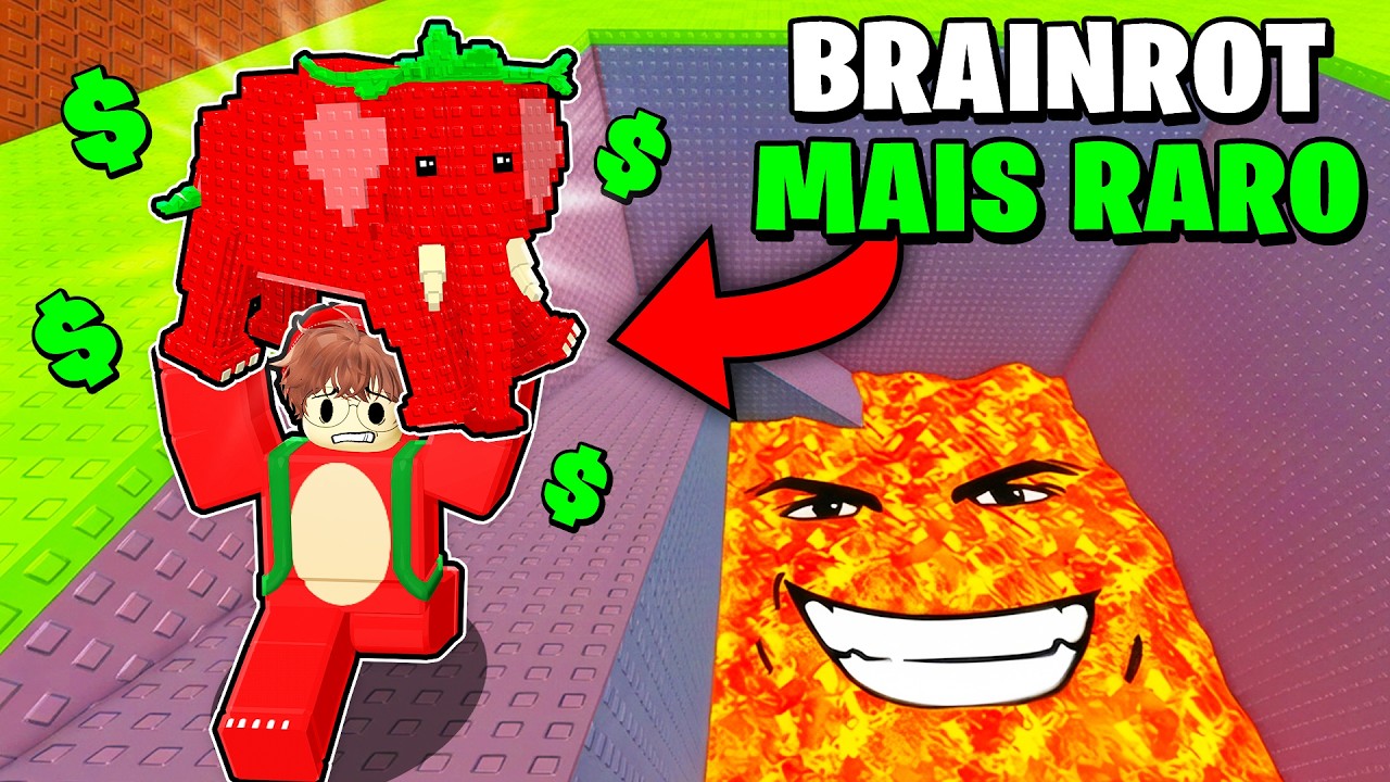 DESCI ATÉ O FUNDO PARA ROUBAR BRAINROTS NO ROBLOX