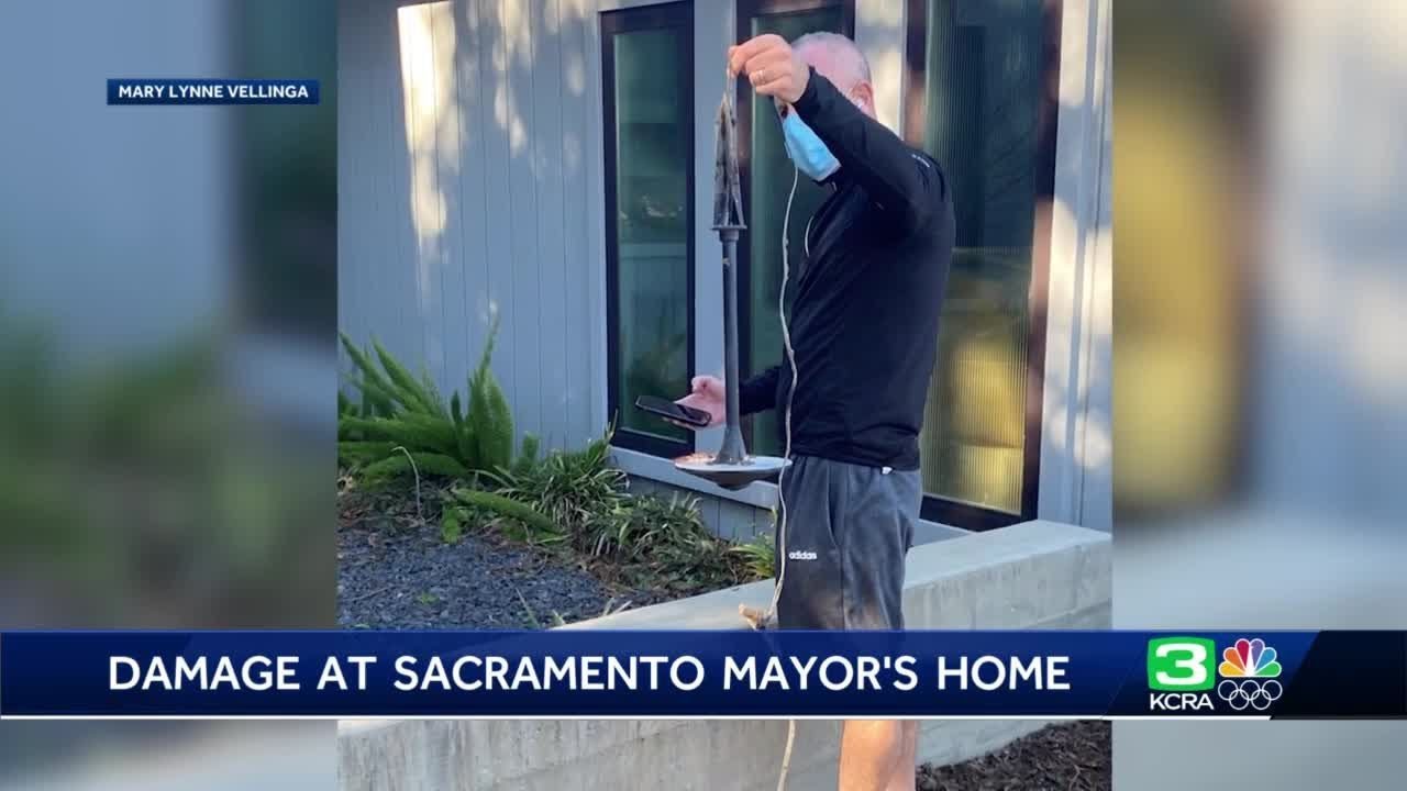 Protestors cause damage to Sacramento mayor's home, staff says