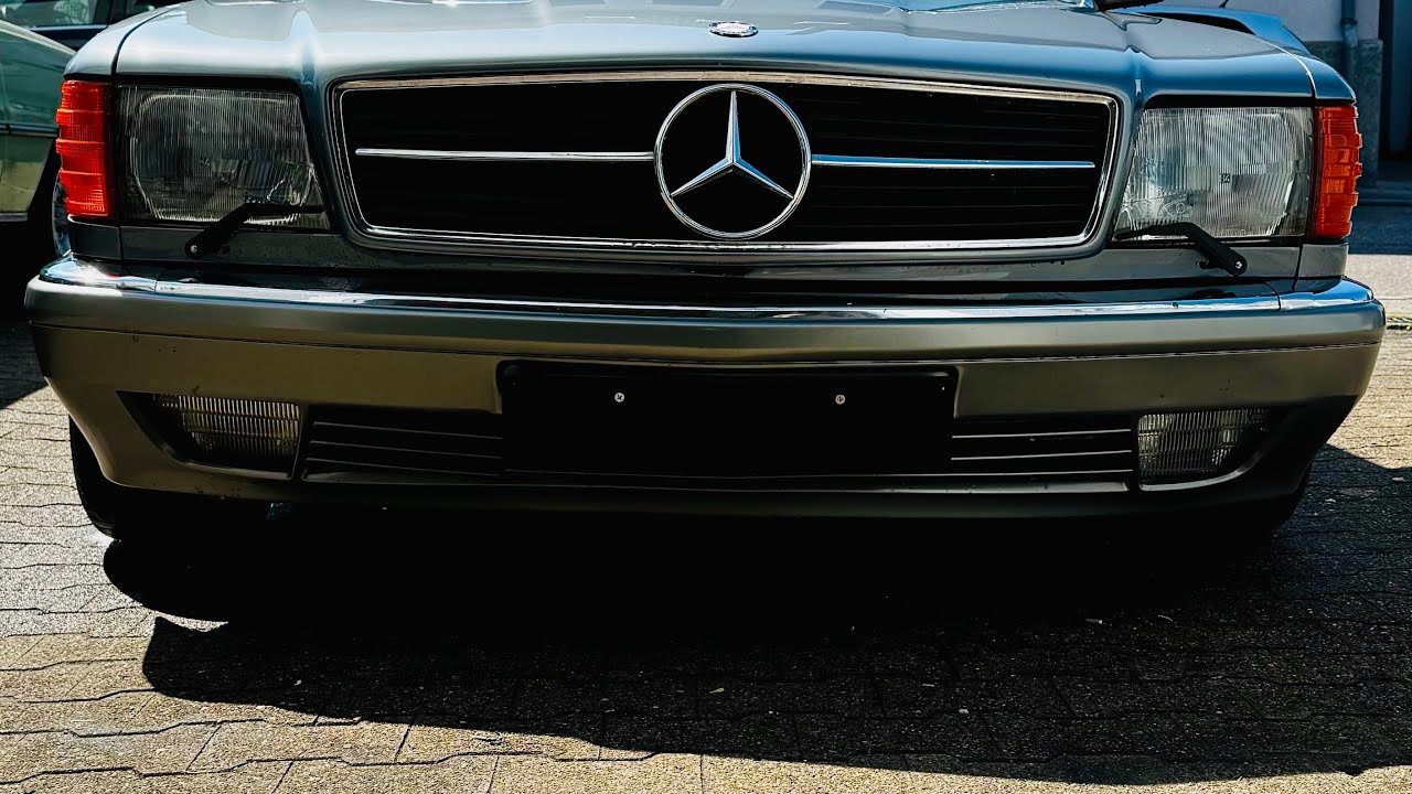 W126 560SEC – Vordere Stoßstange Reparieren & Instandsetzen