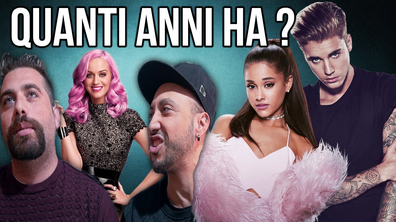 INDOVINA L'ETA' CHALLENGE !  - CANTANTI EDITION