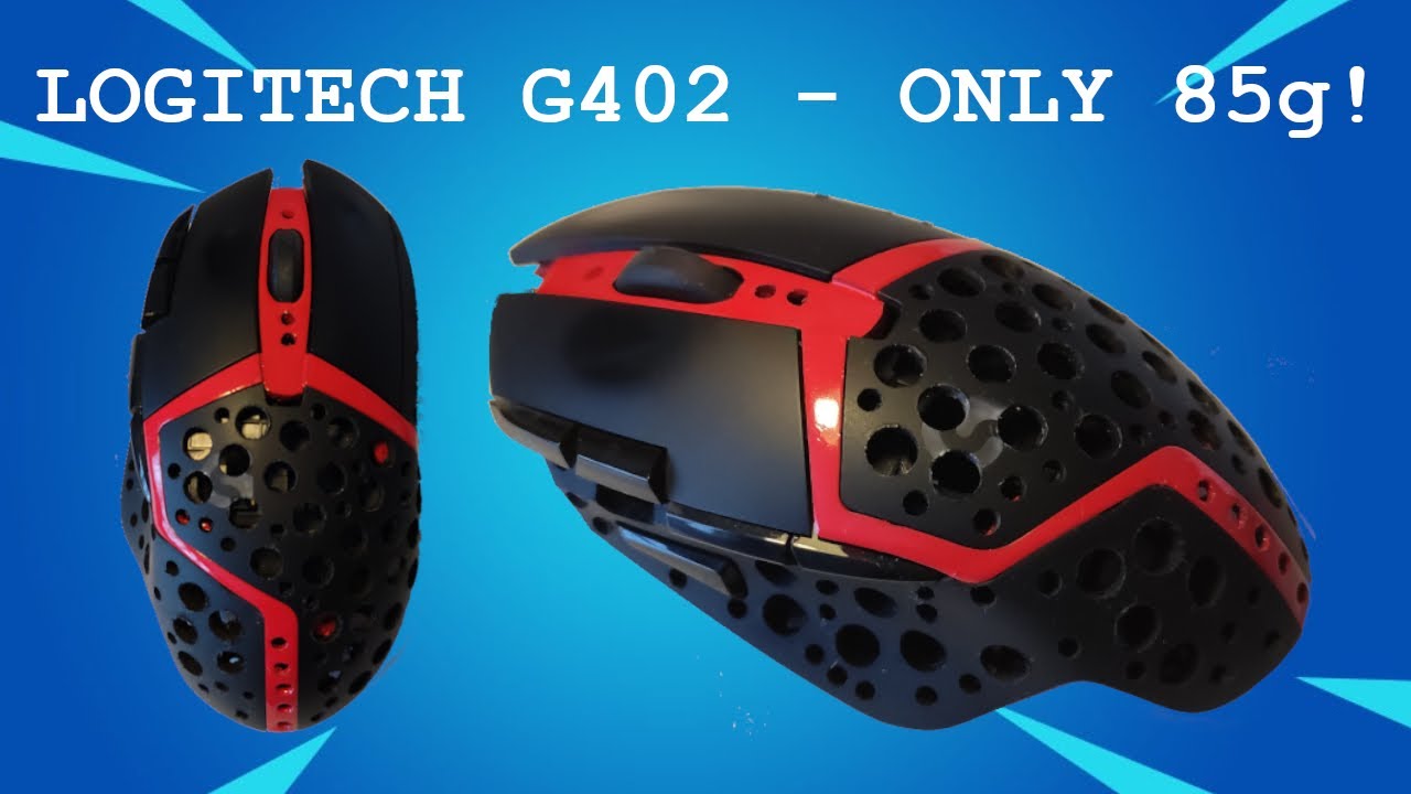 Logitech G402 Weight Reduction 85g! 8 Programmable Buttons & Only 5g heavier than the G Pro Wireless