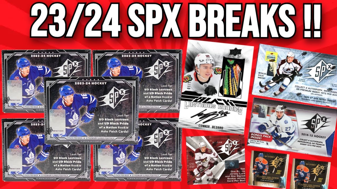 2023-24 Upper Deck SPx Hockey CASE BREAKS !! 🔥