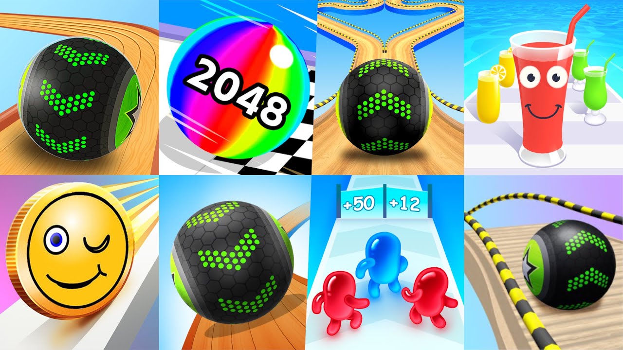 Going Balls Vs Ball Run 2048, Coin Rush, Juice Run,Join Blob Clash 3D All Level Gameplay Android,iOS