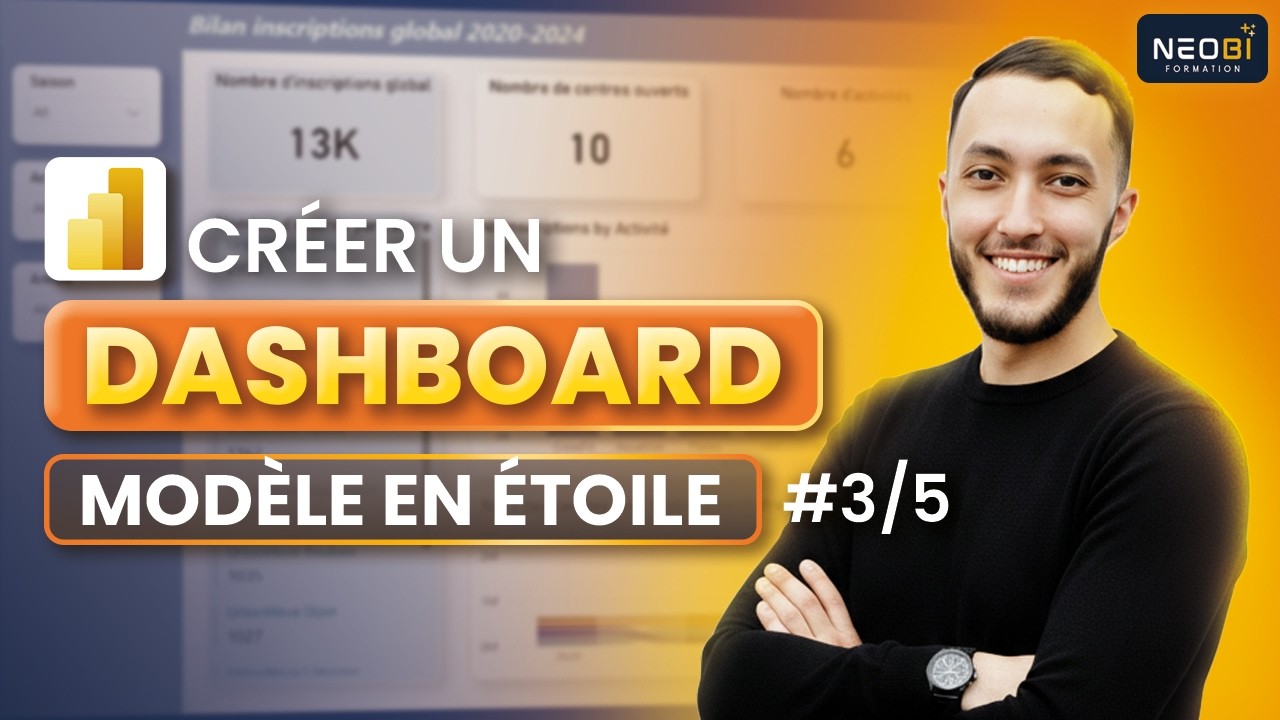 TABLEAU DE BORD Power BI : quand modéliser ses données devient simple ! 🤩 #3/4