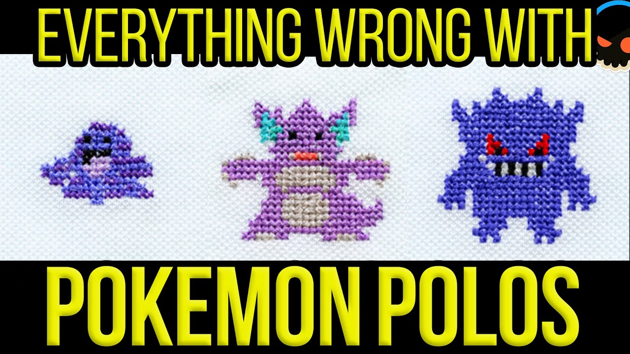 Reviewing the OFFICIAL Pokemon Polo Embroideries! | Gnoggin - EWW