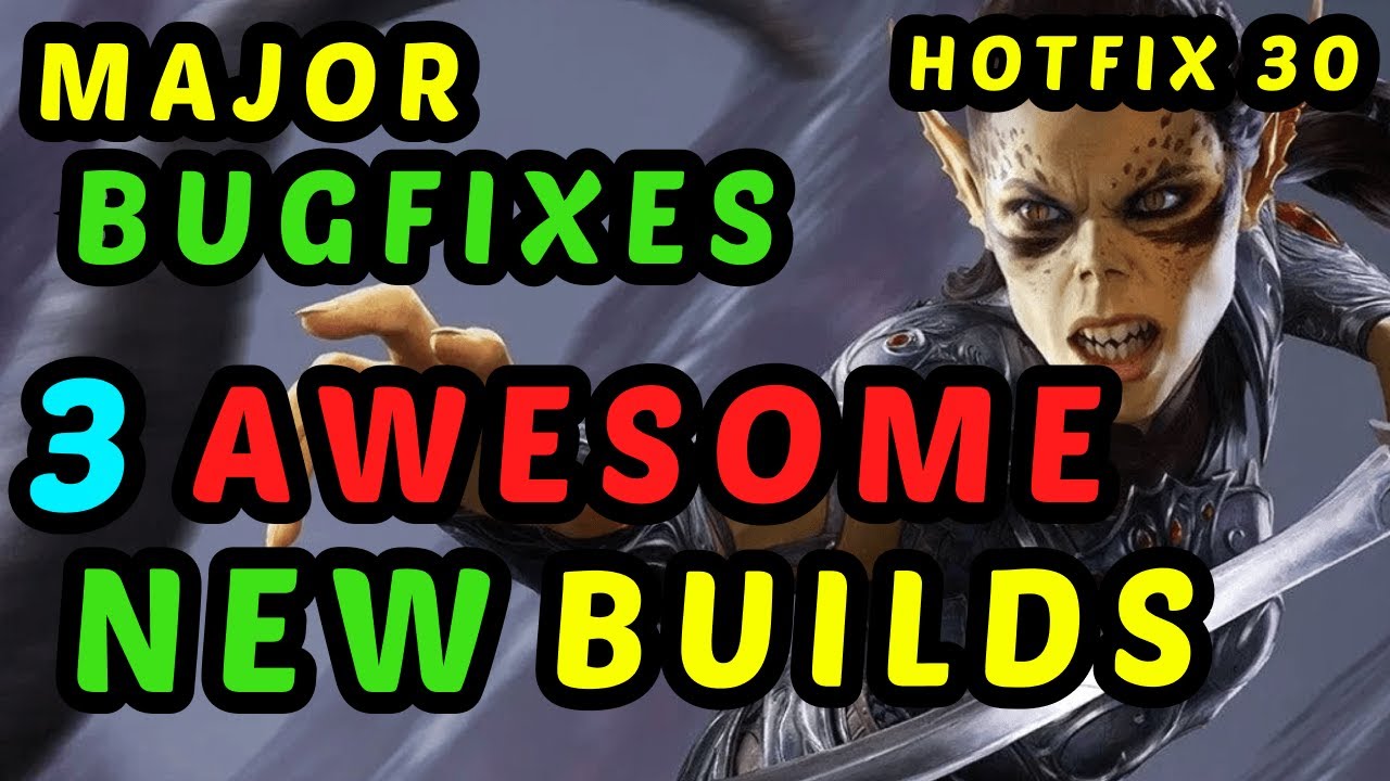 BG3's OLDEST Bug Fixed - Hotfix 30 Made These 3 Polearm Builds Awesome