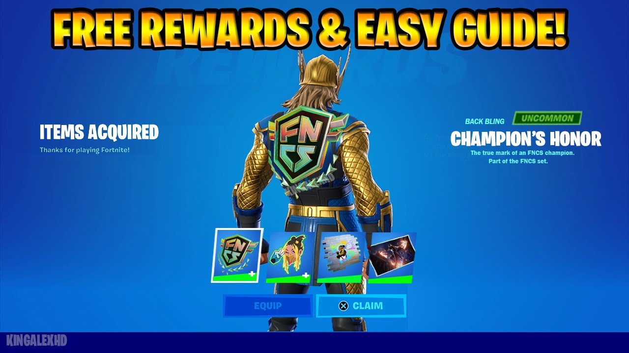 How to Get a new Back Bling for $0.00