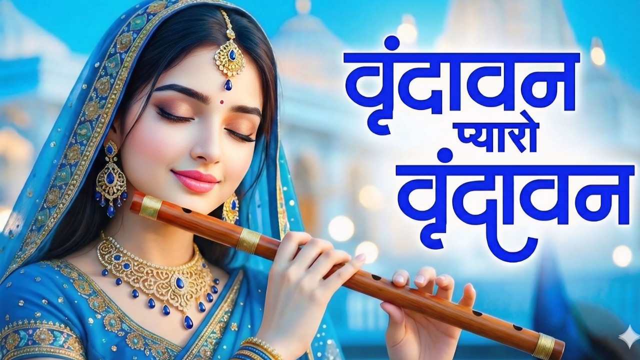 वृंदावन मेरो वृंदावन ~ Vrindavan Pyaro Vrindavan ~ एक बार वृन्दावन आकर तो देखो ~ Vrindavan Bhajan