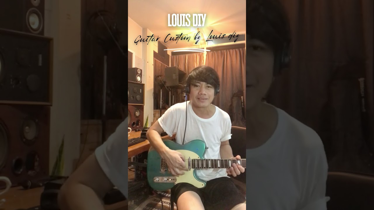 Guitar Custom By Louis DIY.  ( TELACASTER 02 )               #guitarcustom